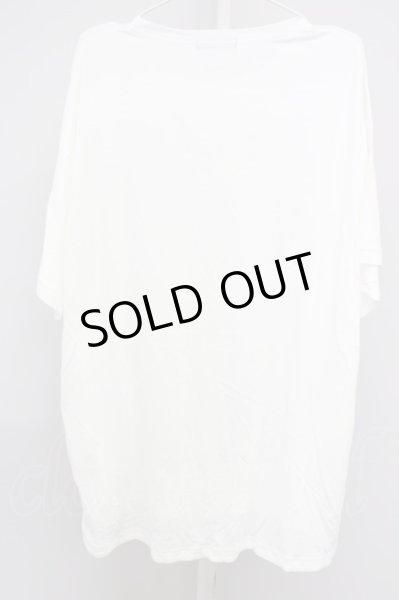 画像2: CIVARIZE / インクジェットヴィンテージBIGTEE'21SS F ホワイト T-24-04-23-014-CI-ts-YM-ZT (2)