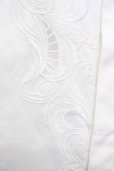 画像4: TORNADO MART / カッティング刺繍デコルテ半袖シャツ M ホワイト T-24-04-23-015-TO-sh-YM-ZT199