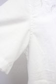 画像5: TORNADO MART / カッティング刺繍デコルテ半袖シャツ M ホワイト T-24-04-23-015-TO-sh-YM-ZT199