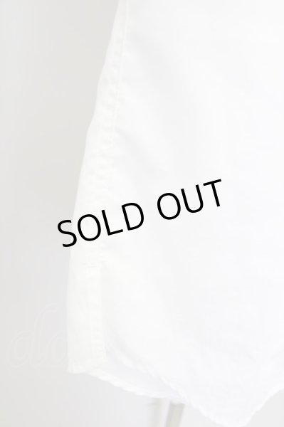 画像6: TORNADO MART / カッティング刺繍デコルテ半袖シャツ M ホワイト T-24-04-23-015-TO-sh-YM-ZT199 (6)