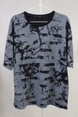 画像1: NO ID. / スモークボーダーBIGTシャツ ONE グレー T-24-05-15-001-NO-ts-YM-ZT (1)