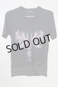 【セール】BLACK VARIA / ツインスカルプリントTシャツ M ブラック T-24-05-15-003-BL-ts-YM-ZT408