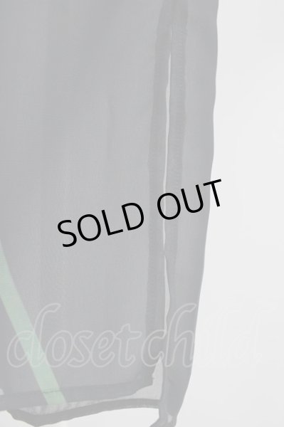 画像5: CIVARIZE / 透けシフォンフラワーロングシャツ’20SS 44 ブラック T-24-05-15-023-CI-sh-YM-ZT (5)