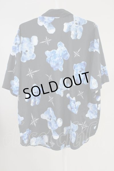 画像2: TRAVAS TOKYO / Bear Print 半袖シャツ F ブルー T-24-05-15-024-TR-sh-YM-ZT407 (2)