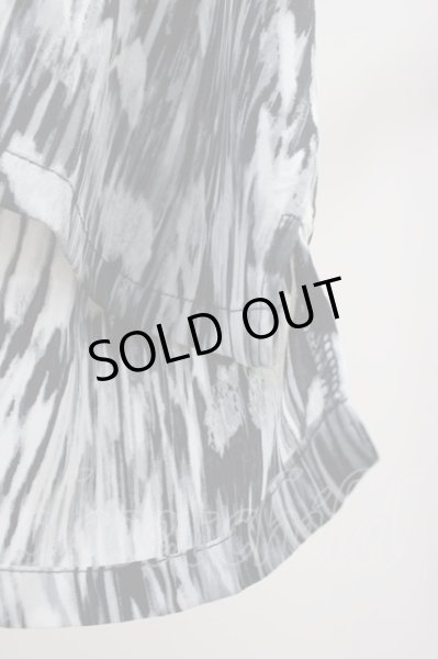 画像5: CavariA / 【タグ付き】総柄開襟シャツ 44 ブラック T-24-05-15-025-Ca-sh-YM-ZT407 (5)