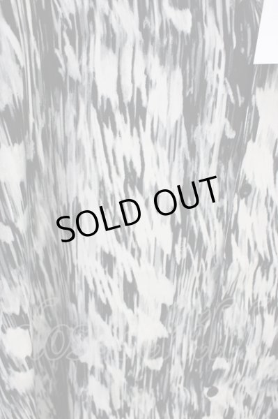 画像6: CavariA / 【タグ付き】総柄開襟シャツ 44 ブラック T-24-05-15-025-Ca-sh-YM-ZT407 (6)