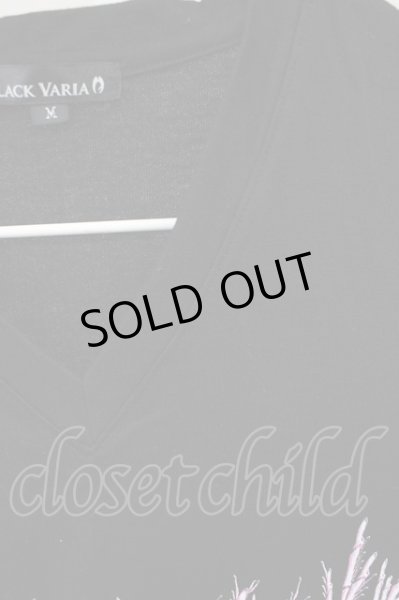 画像3: BLACK VARIA / ツインスカルプリントTシャツ M ブラック T-24-05-15-003-BL-ts-YM-ZT408 (3)