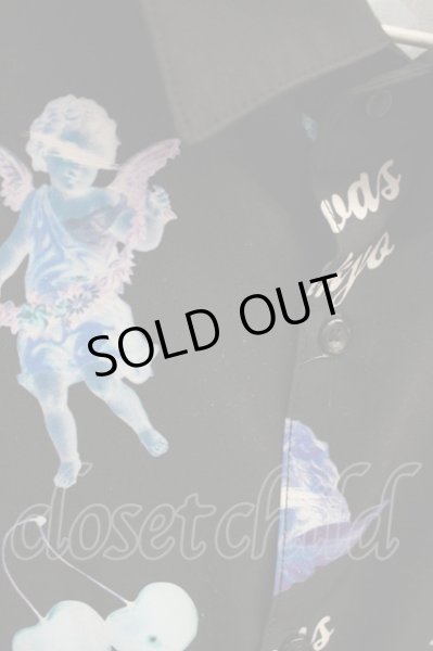 画像6: TRAVAS TOKYO /  Angel's drop H/S Shirt 21SS  ブラック T-24-05-15-028-TR-sh-OW-ZT407 (6)