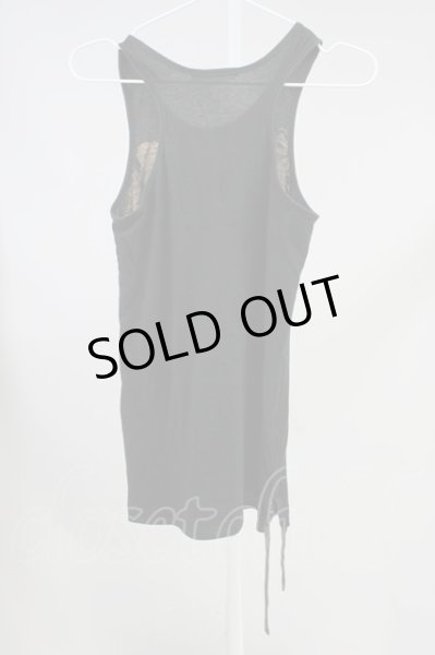 画像2: KMRii / フラワー＆スネークタンクトップ 0 ブラック T-24-05-15-029-KM-to-YM-ZT (2)