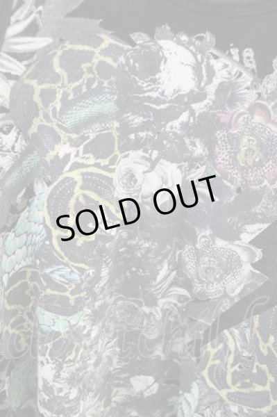 画像3: KMRii / フラワー＆スネークタンクトップ 0 ブラック T-24-05-15-029-KM-to-YM-ZT (3)