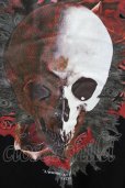 画像5: BLACK VARIA / スカルローズVネック Tシャツ M ブラック T-24-05-15-004-BL-ts-YM-ZT408 (5)
