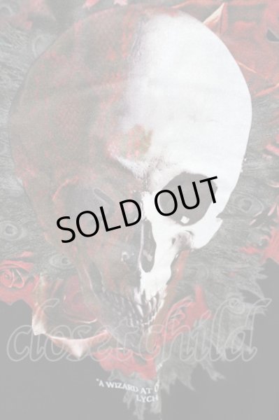 画像5: BLACK VARIA / スカルローズVネック Tシャツ M ブラック T-24-05-15-004-BL-ts-YM-ZT408 (5)