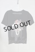 【セール】CIVARIZE / 4色分解ドレススカルTシャツ’20SS 44 ブラック T-24-05-15-005-CI-ts-YM-ZT408