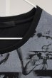 画像3: NO ID. / スモークボーダーBIGTシャツ ONE グレー T-24-05-15-001-NO-ts-YM-ZT (3)