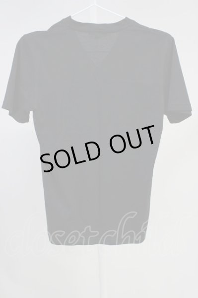 画像2: BLACK VARIA / ローズスカルVネックTシャツ M ブラック T-24-05-15-007-BL-ts-YM-ZT408 (2)