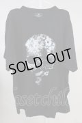 Androgyne Blumen / SKULL BLUMEN Tシャツ XXXL ブラック T-24-05-15-012-el-ts-YM-ZT406