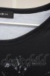 画像3: CIVARIZE / バイカラーフラワープリントTシャツ’22SS F ブラックｘホワイト T-24-05-15-015-CI-ts-YM-ZT (3)
