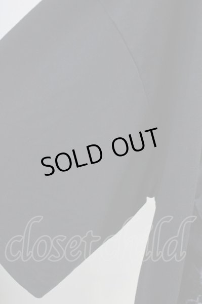 画像4: CIVARIZE / バイカラーフラワープリントTシャツ’22SS F ブラックｘホワイト T-24-05-15-015-CI-ts-YM-ZT (4)