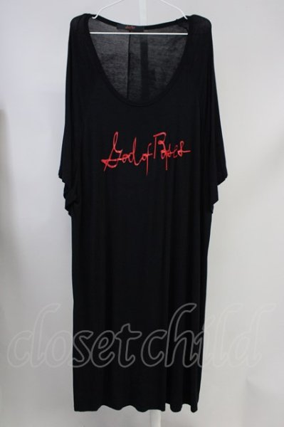 画像1: God of Roses / ROSEビッグシルエットTシャツ F ブラック T-24-05-15-016-Go-ts-YM-ZT072 (1)