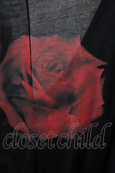 画像5: God of Roses / ROSEビッグシルエットTシャツ F ブラック T-24-05-15-016-Go-ts-YM-ZT072 (5)