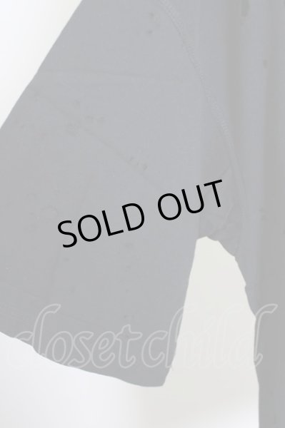 画像4: Moonage Devilment / 【タグ付き】PROPA9ANDAコラボ REVERBRATION SHADOW（クラッシュ）Tシャツ 46 ブラック T-24-07-05-018-Mo-ts-YM-ZT (4)