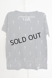 Moonage Devilment / sword　print Tシャツ M チャコール T-24-07-05-019-Mo-ts-YM-ZT