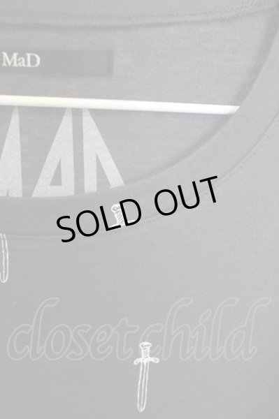 画像3: Moonage Devilment / sword　print Tシャツ M チャコール T-24-07-05-019-Mo-ts-YM-ZT (3)