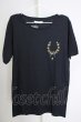 画像1: MENTAL / 刺繍入りBIG Tシャツ L ブラック T-24-07-05-020-ME-ts-YM-ZT020 (1)