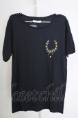 画像1: MENTAL / 刺繍入りBIG Tシャツ L ブラック T-24-07-05-020-ME-ts-YM-ZT020 (1)