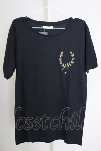 画像1: MENTAL / 刺繍入りBIG Tシャツ L ブラック T-24-07-05-020-ME-ts-YM-ZT020