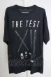 画像1: KIYOHARU / test one Tシャツ  ブラック T-24-07-05-023-el-ts-YM-ZT020 (1)