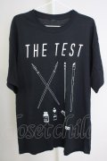 KIYOHARU / test one Tシャツ  ブラック T-24-07-05-023-el-ts-YM-ZT020
