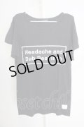 Moonage Devilment（清春） / 【タグ付き】H.A.D.R.I print　Tシャツ F ブラック T-24-07-05-024-el-ts-YM-ZT416