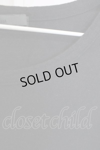 画像3: Moonage Devilment（清春） / 【タグ付き】H.A.D.R.I print　Tシャツ F ブラック T-24-07-05-024-el-ts-YM-ZT416 (3)