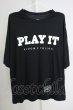 画像1: KUROYUME / BLOOM & POISON　PLAY IT Tシャツ M ブラック T-24-07-05-027-KU-ts-YM-ZT020 (1)