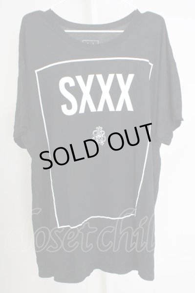 画像1: SADS / SXXX スーパーBIG Tシャツ M ブラック T-24-07-05-030-SA-ts-YM-ZT416 (1)
