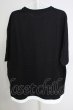 画像2: GALLIS ADDICTION / レイヤードBIG Tシャツ  ブラックｘホワイト T-24-07-05-034-GA-ts-YM-ZT (2)