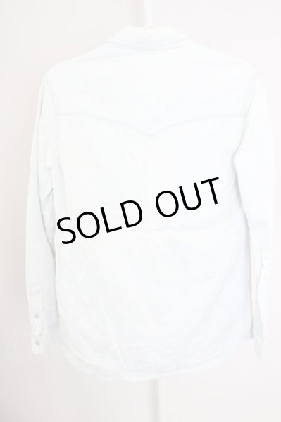 画像2: Moonage Devilment（清春） / ペイズリーエンボスデニムウエスタンシャツ 44 ライトブルー T-24-07-05-038-el-sh-YM-ZT417 (2)