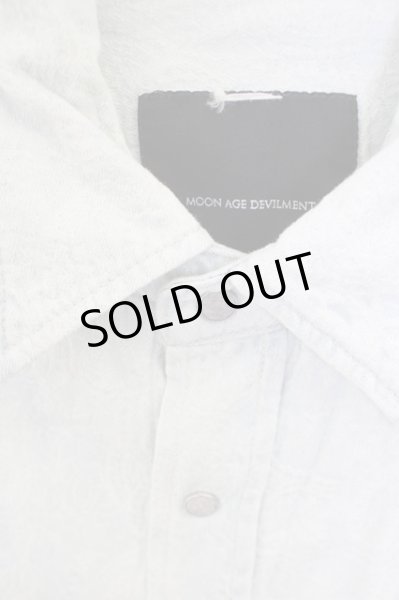 画像3: Moonage Devilment（清春） / ペイズリーエンボスデニムウエスタンシャツ 44 ライトブルー T-24-07-05-038-el-sh-YM-ZT417 (3)