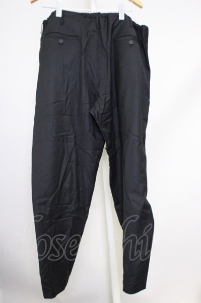 画像2: Moonage Devilment（清春） / ポリウールフリーウエストパンツ F ブラック T-24-07-05-042-el-pa-YM-ZT161 (2)