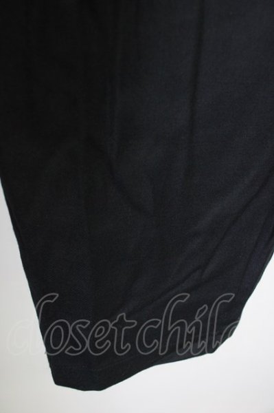 画像4: Moonage Devilment（清春） / ポリウールフリーウエストパンツ F ブラック T-24-07-05-042-el-pa-YM-ZT161 (4)