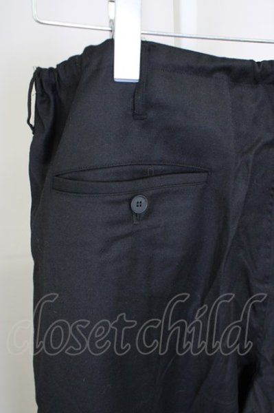 画像5: Moonage Devilment（清春） / ポリウールフリーウエストパンツ F ブラック T-24-07-05-042-el-pa-YM-ZT161 (5)