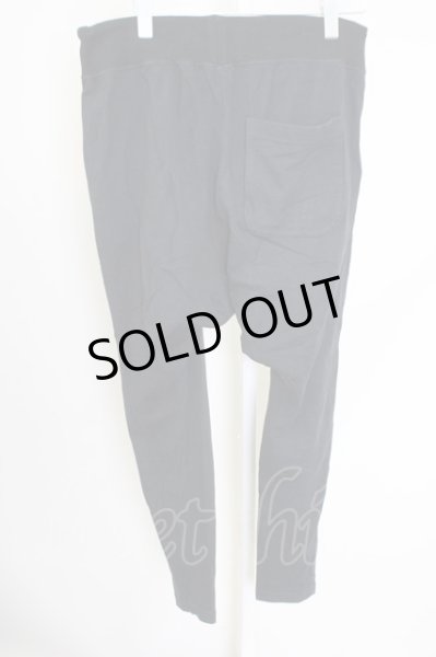 画像2: Moonage Devilment（清春） / リング付きコットンサルエルパンツ 01 ブラック T-24-07-05-043-el-pa-YM-ZT (2)