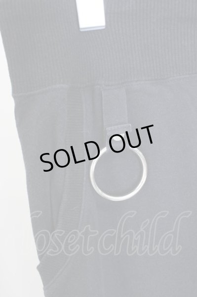 画像4: Moonage Devilment（清春） / リング付きコットンサルエルパンツ 01 ブラック T-24-07-05-043-el-pa-YM-ZT (4)