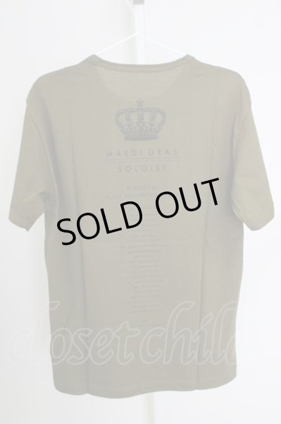 画像2: MARDI GRAS / SOLOIST ボックスプリントT M カーキ T-24-07-05-010-MA-ts-YM-ZT416 (2)