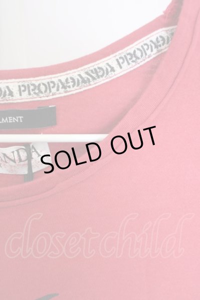 画像3: Moonage Devilment / 【タグ付き】PROPA9ANDAコラボ REVERBRATION SHADOWTシャツ 44 レッド T-24-07-05-011-Mo-ts-YM-ZT (3)