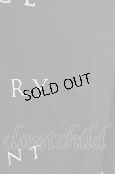 画像4: MARDI GRAS / PRINT & POCKET SUPER BIG Tシャツ F ブラック T-24-07-05-012-MA-ts-YM-ZT (4)