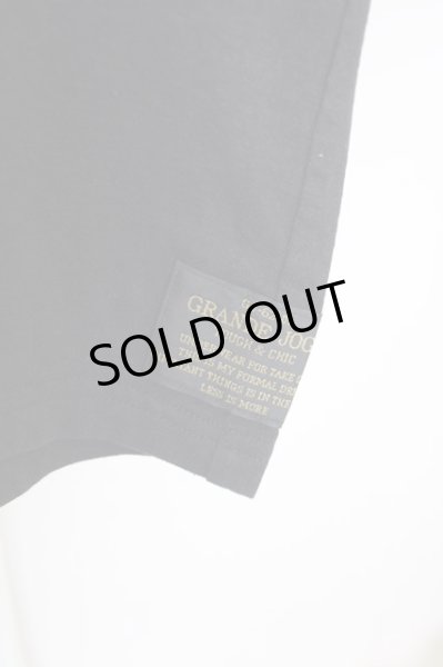 画像5: Moonage Devilment（清春） / 【タグ付き】EGO TRIPPING GRANDE JOGO UネックTシャツ 44 ユーズドブラック T-24-07-05-016-el-ts-YM-ZT416 (5)