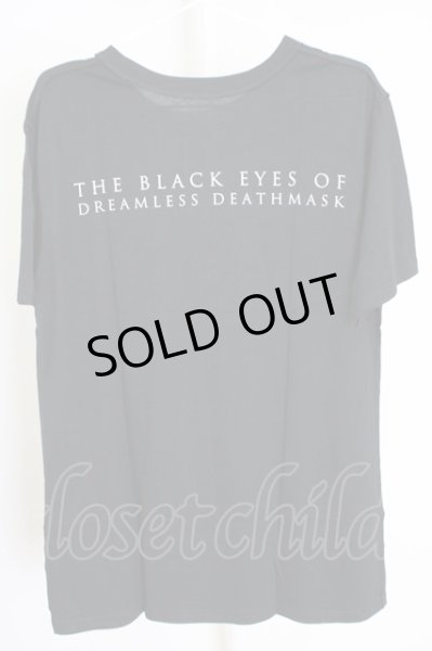 画像2: THE BLACK EYES OF DREAMLESS DEATHMASK / CAT Tシャツ M ブラック T-24-07-10-019-0-ts-YM-ZT (2)