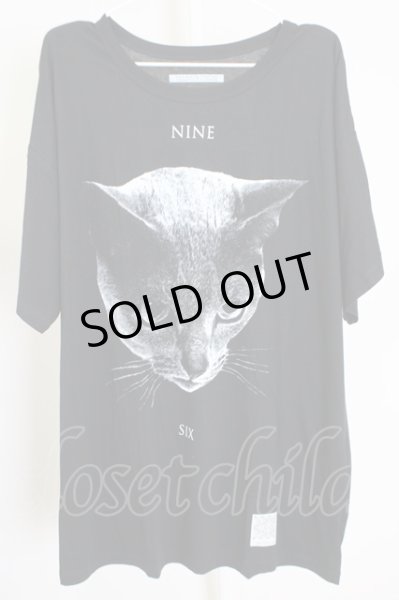 画像1: THE BLACK EYES OF DREAMLESS DEATHMASK / CAT Tシャツ M ブラック T-24-07-10-020-0-ts-YM-ZT (1)